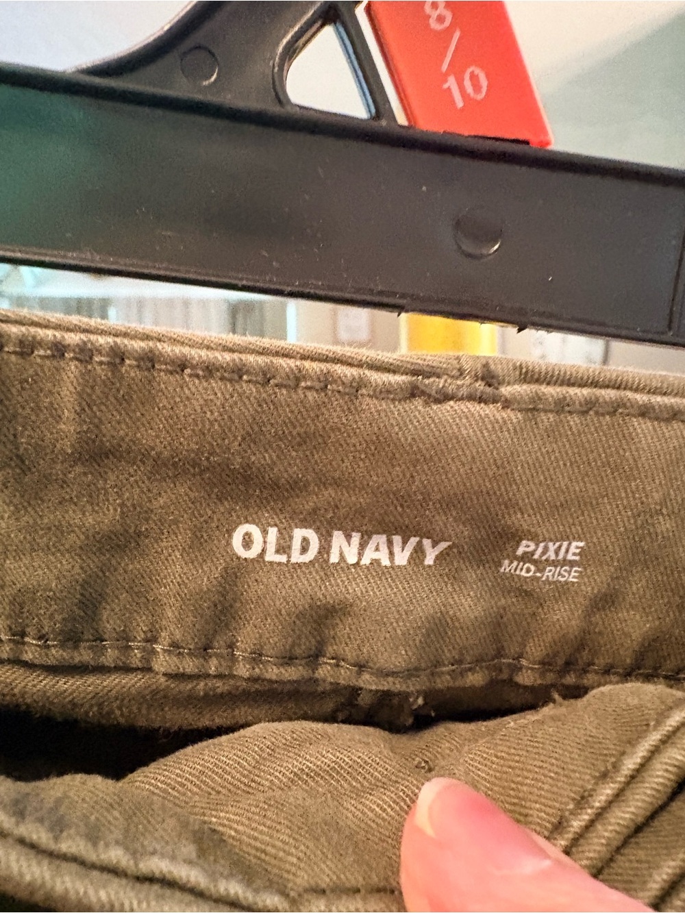 Old Navy women Olive Green Straight - Picture 2 of 3